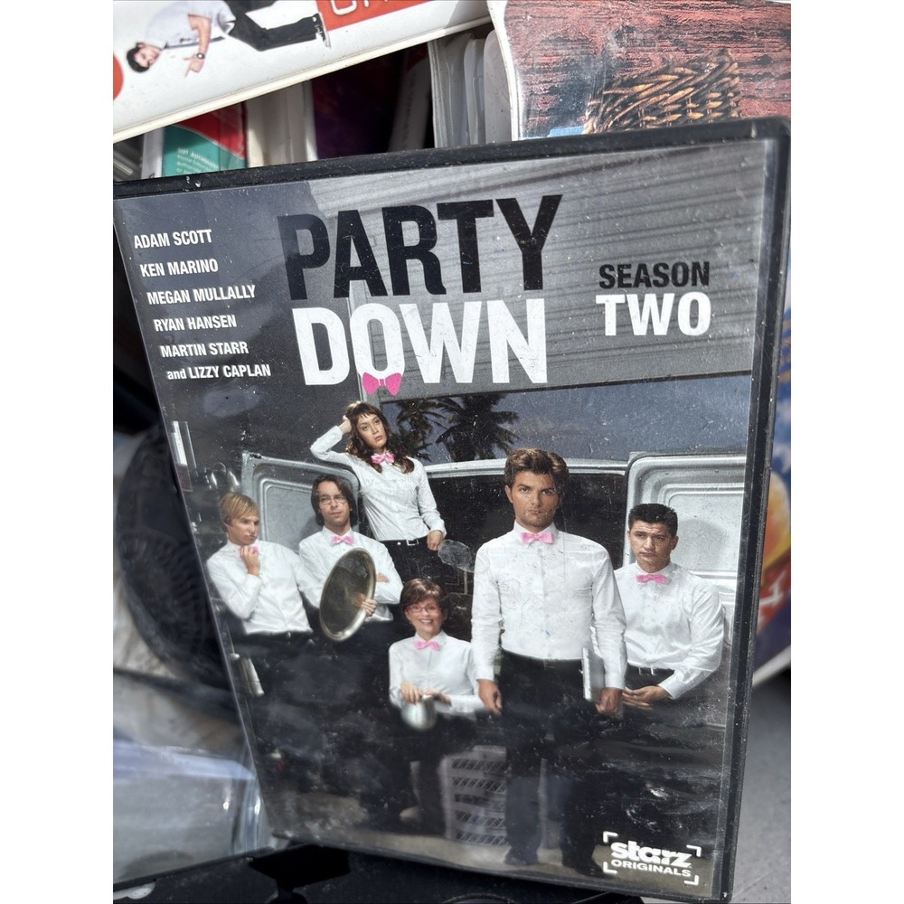 Party Down Season Two 2-Disc DVD Set 2010 Starz TV Comedy Adam Scott NR